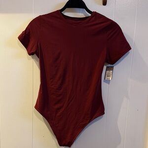 Auden Maroon Bodysuit